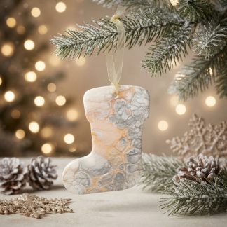 Ornement #41a, décoration de Noël faite à la main par Isabelle Boisvert
