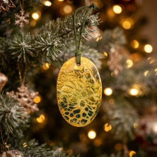 Ornement #44, décoration de Noël faite à la main par Isabelle Boisvert