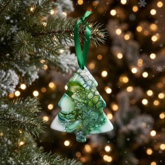 Ornement #46, décoration de Noël faite à la main par Isabelle Boisvert