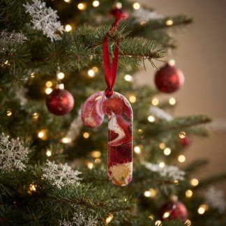 Ornement #48, décoration de Noël faite à la main par Isabelle Boisvert
