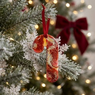 Ornement #49, décoration de Noël faite à la main par Isabelle Boisvert