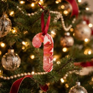 Ornement #5, décoration de Noël faite à la main par Isabelle Boisvert