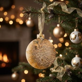 Ornement #52, décoration de Noël faite à la main par Isabelle Boisvert