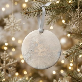 Ornement #54, décoration de Noël faite à la main par Isabelle Boisvert