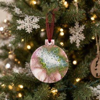 Ornement #6, décoration de Noël faite à la main par Isabelle Boisvert