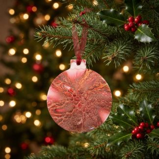 Ornement #60, décoration de Noël faite à la main par Isabelle Boisvert