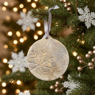Ornement #61, décoration de Noël faite à la main par Isabelle Boisvert