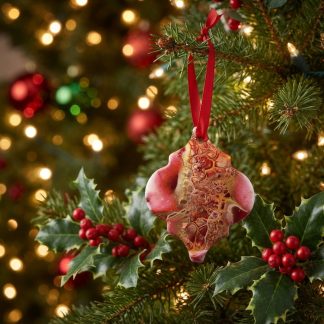 Ornement #63, décoration de Noël faite à la main par Isabelle Boisvert