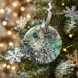 Ornement #64, décoration de Noël faite à la main par Isabelle Boisvert