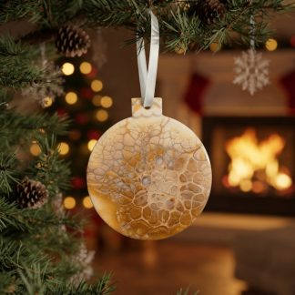 Ornement #69, décoration de Noël faite à la main par Isabelle Boisvert