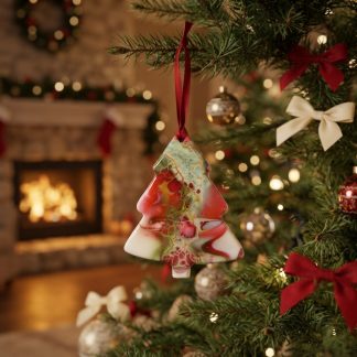 Ornement #7, décoration de Noël faite à la main par Isabelle Boisvert