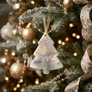 Ornement #70, décoration de Noël faite à la main par Isabelle Boisvert