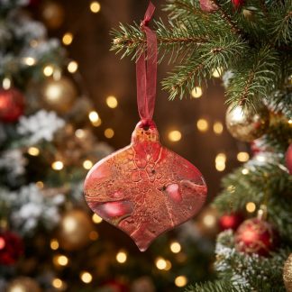 Ornement #71, décoration de Noël faite à la main par Isabelle Boisvert
