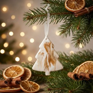 Ornement #74, décoration de Noël faite à la main par Isabelle Boisvert