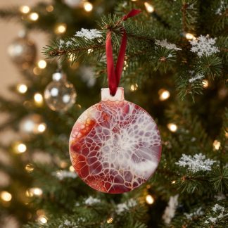 Ornement #75, décoration de Noël faite à la main par Isabelle Boisvert