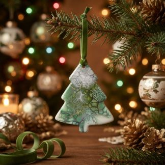 Ornement #76, décoration de Noël faite à la main par Isabelle Boisvert