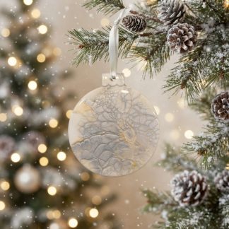 Ornement #78, décoration de Noël faite à la main par Isabelle Boisvert