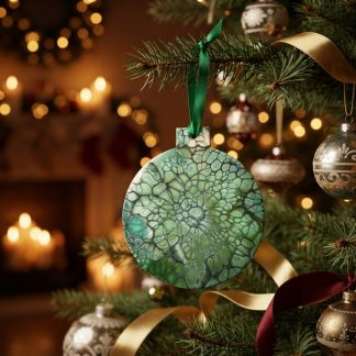 Ornement #79, décoration de Noël faite à la main par Isabelle Boisvert