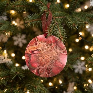 Ornement #81, décoration de Noël faite à la main par Isabelle Boisvert
