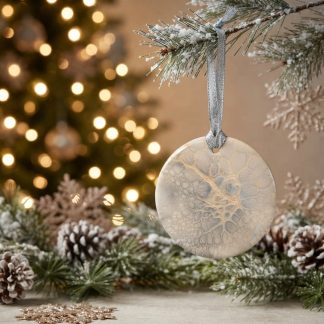 Ornement #82, décoration de Noël faite à la main par Isabelle Boisvert