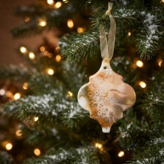 Ornement #83, décoration de Noël faite à la main par Isabelle Boisvert