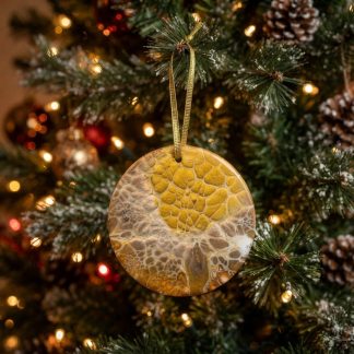 Ornement #85, décoration de Noël faite à la main par Isabelle Boisvert