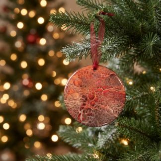 Ornement #86, décoration de Noël faite à la main par Isabelle Boisvert