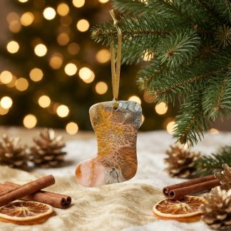 Ornement #89, décoration de Noël faite à la main par Isabelle Boisvert