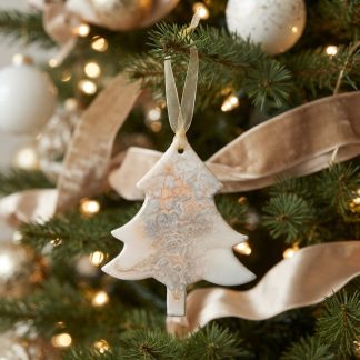 Ornement #90, décoration de Noël faite à la main par Isabelle Boisvert