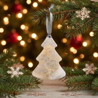 Ornement #96, décoration de Noël faite à la main par Isabelle Boisvert