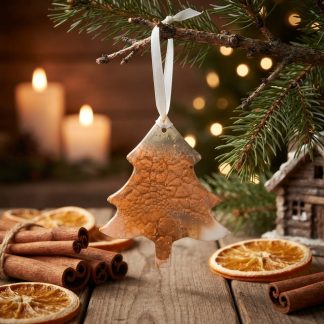 Ornement #99, décoration de Noël faite à la main par Isabelle Boisvert